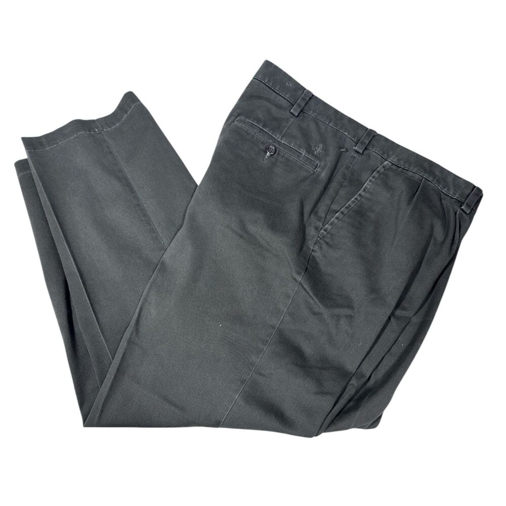 Dockers Classic Fit Mens Dress Pant Charcoal Gray 42x32